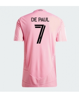 Inter Miami Rodrigo De Paul #7 Maglia Gara Casa Repliche 2026-27 Donna Maniche Corte Inter Miami Rodrigo De Paul #7 Maglia Gara Casa Repliche 2026-27 Donna Maniche Corte